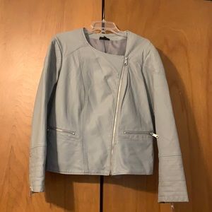 Apt 9 faux leather jacket gray